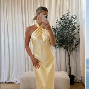 Show Me Your MuMu Jasmine Halter Yellow